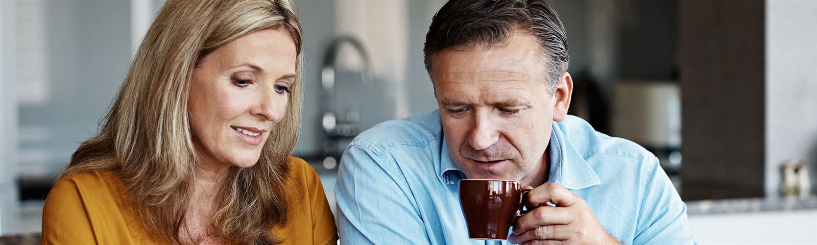 A couple weighing their orthodontic options